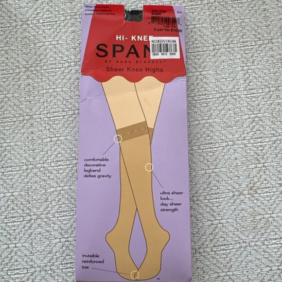 SPANX Other - Spanx 2-Pack Hi-Knee Over‎ Knee Black  1 Regular One Size